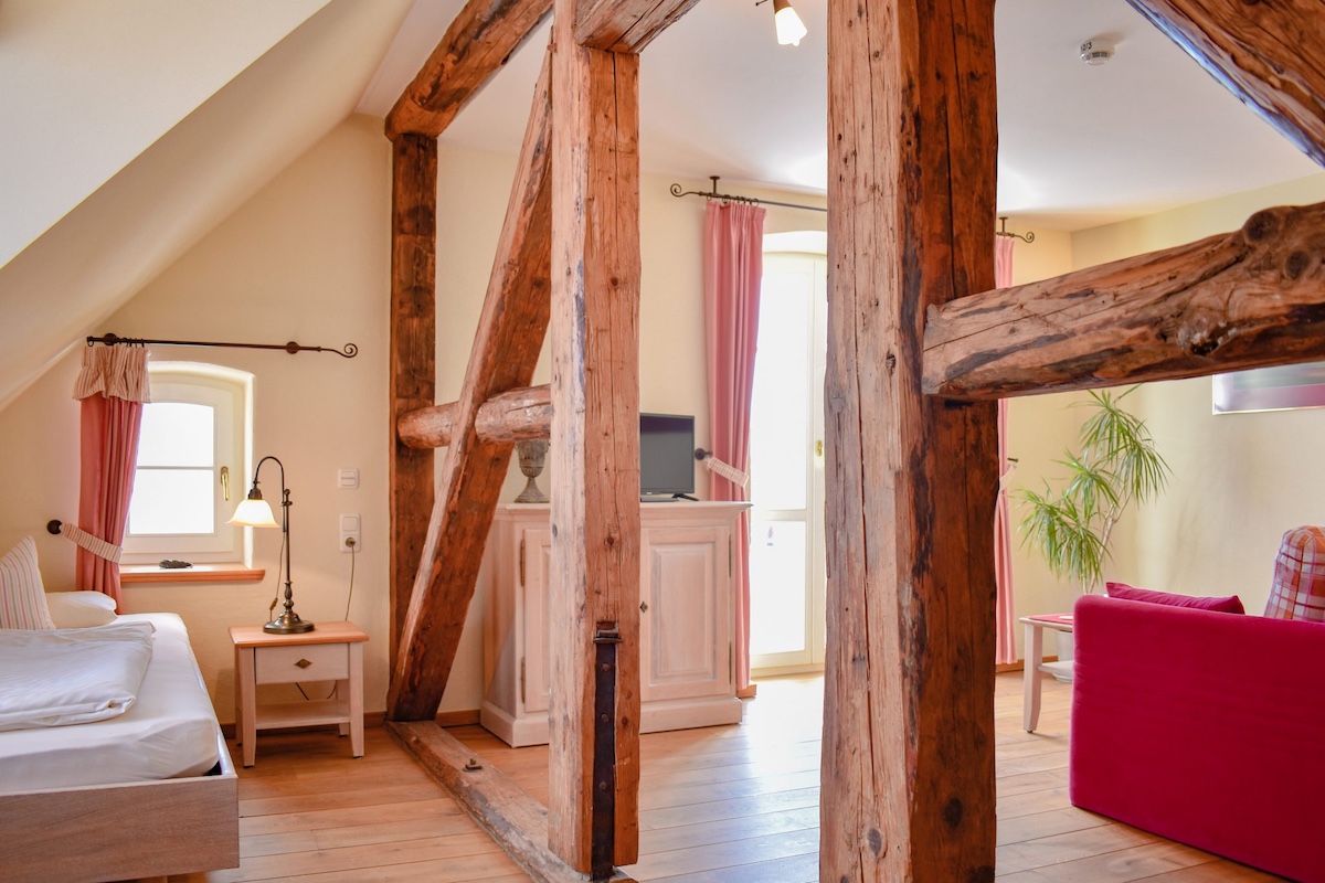 Gutshaus Parin, Zimmer