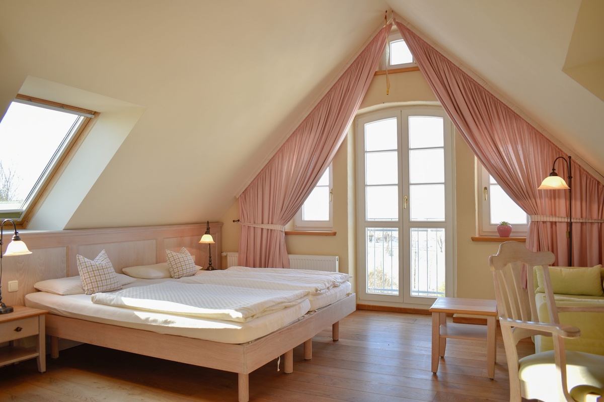 Gutshaus Parin, Zimmer